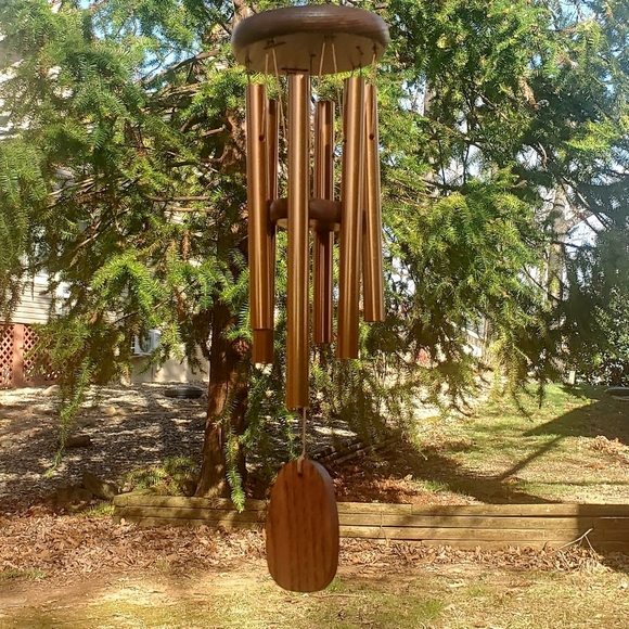 WOODSTOCK Amazing Grace Chime, Bronze Tone Plays Musical Tune Amazing Grace Hymn - Picture 3 of 10